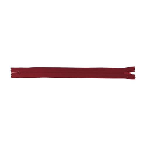 Image of Mandala Crafts 80 PCs Burgundy Closed-End 16 Inches Nylon Zipper for Sewing