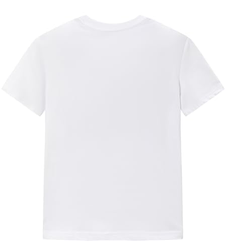 Ainuno Boys Girls Shirts Funny Summer Short Sleeve Shirt Crewneck Graphic Tees3