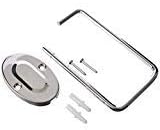 Chef Aid Toilet Roll Holder, Silver