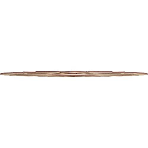 Image of Ekena Millwork 28 inchOD x 9 7 /8 inchID x 3 /8 inchT Augustus Wood Fretwork Pierced Ceiling Medallion, Hickory