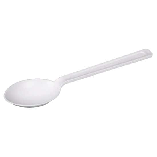 Burkle Disposable Sampling Spoon, PE, FDA Compliant, White, Autoclave: 10 mL