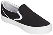 Hurley Women's Kayo Canvas Sneakers, Black/Pink, 7 | Image 1