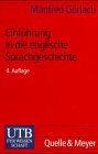 Einführung in die englische Sprachgeschichte. 3825203832 Book Cover