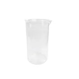Capacité : 1000.0 Bialetti 3240 Caffettiera Spare Glass 1 Litro 8 Tazze, Trasparente, Altro