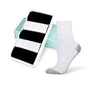 Corlap Women's Crew Socks Colorful Cotton Casual Athletic Socks for US Size 6-10 (5 Pairs)