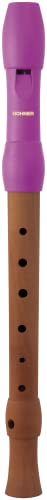 HOHNER Flauta dulce Alegra Line, rosa, alemán, tres piezas