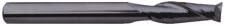 Two (2) Flute, Single End, Solid Carbide - End Mills Dia.: .023", LOC: .0690"