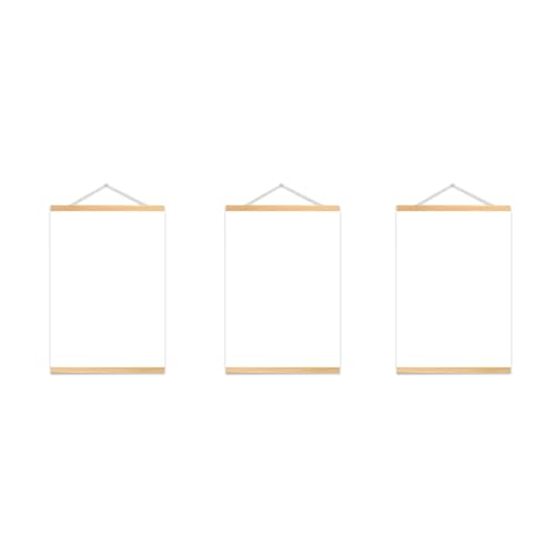 SHIDOW Canvases for Painting, Canvases for Oil Painting, Double Sided Frame Wall Art Scroll, Painting Supplies Oil Painting Supplies, Painting Cloth Cotton Painting Blank(3Pcs)