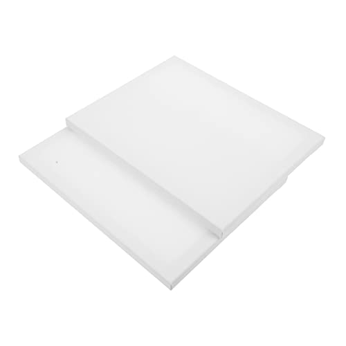 COHEALI 2 Pz Cornice Per Pittura a Olio Vernici Vuoto Tela Artistica Da Parete Tela Forniture Extra Cose Asse Telaio Arte Carta Fornitura Pittura Ad Olio Legno Di Pino Bianca