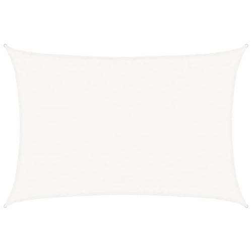 HOMTAKIE - Vela de sombra (160 g/m2, 3,5 x 4,5 m), color blanco