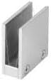 C.R. LAURENCE RH1138BN CRL Brushed Nickel 3/8" 90 Degree Straight Open Center Clamps Type "E" Stair and Walkway Railings