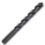 Chicago Latrobe #50 Dia. 2" OAL Black Oxide High Speed Steel Jobber Length Drill Pk/12