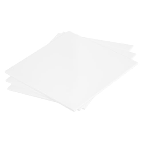 MECCANIXITY ABS Plastic Sheet 8 x 8 x 0.12 Inch ABS Styrene Sheets for Building Model DIY Crafts Panel White 3 Pcs