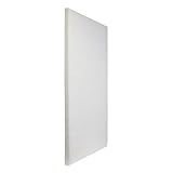 ATS Acoustic Panel 24x48x2 Inches, Beveled Edge, in Ivory