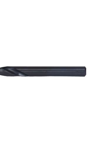 Image of Century Drill & Tool 24116 Pro Grade Black Oxide Drill Bit, 1 /4 inch, Pro Pack | Straight shank, 135 point, cuts steel, wood & plastic, 135 split point, black oxide finish