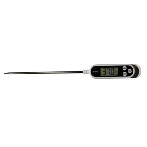 FUNOMOCYA 1pc Stainless Steel Food Thermometer for Coffee High Precision Kitchen Gadget for Cooking Baking No Battery Required for Home Restaurant Hotel Use