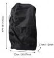 Miniatura 4 de Bolsa duradera para cochecito de bebé bolsa portátil para cochecito de bebé funda de transporte para transporte en avión viaje de 46 x 12 pulgadas