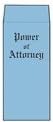 Blue Wove Power of Attorney Envelopes, Top Opening, 50 per box