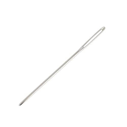 Bohin France Gobelin-Sortiment Nadelset - Vernickelte, Stumpfe Nadeln Punkt für Stick- und Projekte Nähen, Stahl, Nr. 18-22 - 6 Nadeln