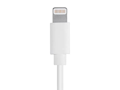 Monoprice Cabo de carregamento Lightning para USB Tipo-A – Certificado Apple MFi, 9 m, Branco – Séri