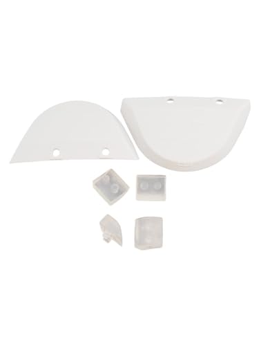 FACAIIO Kit de combinación de ala de piscina y zapata para limpiador Hayward Navigator, juego de piezas de repuesto para limpieza de piscina, material ABS blanco