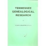 Tennessee Genealogical Research 091385705X Book Cover