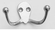 Marine Grade Stainless Steel Double Wardrobe Hook