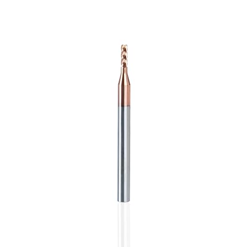 NZ 4 Flute 1/16" Square End Mill TiSiN-Coated Carbide for Hardened Stainless Alloy Steel Titanium Cast Iron