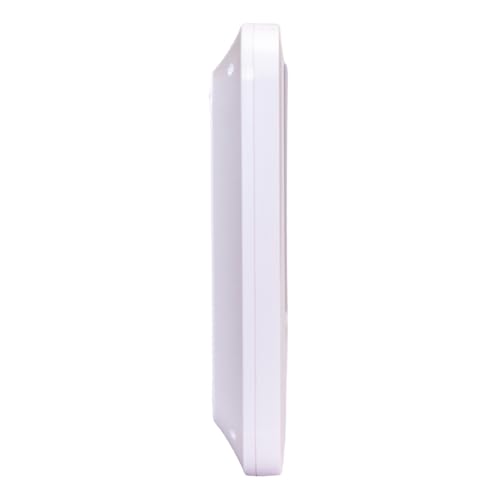 Image of Titan Large White Digital Wall & Table Clock | Big LCD Display | Day, Date & Room Temperature | Battery Operated | Modern Minimalist Design | 356x160mm | W0117PD02