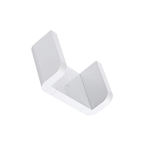 SOLUSTRE 1PC Wall Storage Rack for Bathroom Soap Shampoo Organizer Versatile Cosmetic Shelf Easy Install No Tools Needed for Smooth Surfaces White