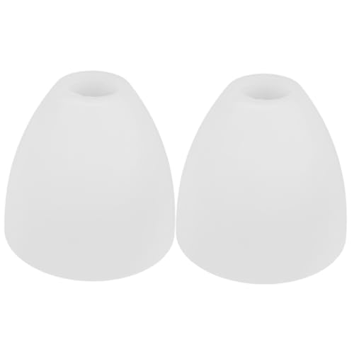 Alipis Pantallas de Lámpara de Cristal Esmerilado E27 Repuesto para Lámparas Colgantes Techo 2 Piezas Vidrio Resistente Acabado Mate para Decoración y Uso Doméstico