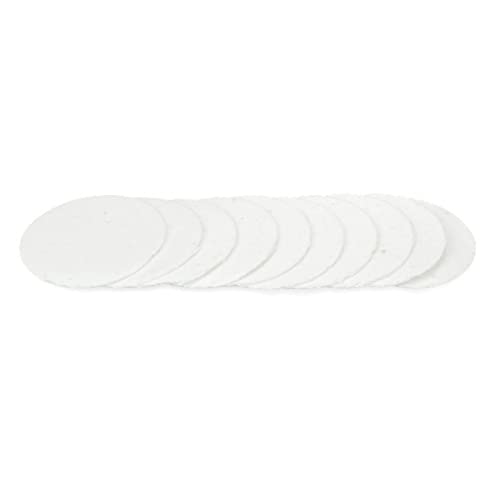 SZYDD 10 Pcs Ceramic Fiber Paper High Temperature Ceramic Fiber Round Paper White Insulation Gasket Paper for Stove