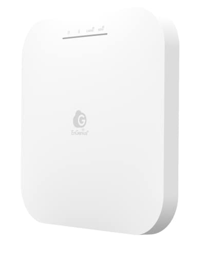 EnGenius ECW120 Dual_Band Cloud Managed AC1300 Wave 2 Wireless Ceiling-Mount Access Point - 2 Years SG Warranty