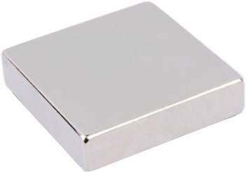 GMT Nickel Coated Silver Block Shaped Magnet Size: 50mm x 50mm x 12.5mm for Adults, Students Projects & DIY Arts & Crafts