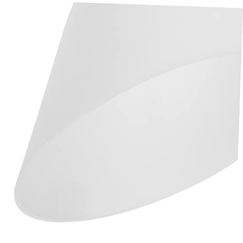 Image of Veemoon Plastic Lampshade, 4Pcs Replacement Lampshades Inclined Horseshoe Shape White Lampshade Floor Lamp Light Covers for Bedroom Living Room Floor Lamp Ceiling Light Covers
