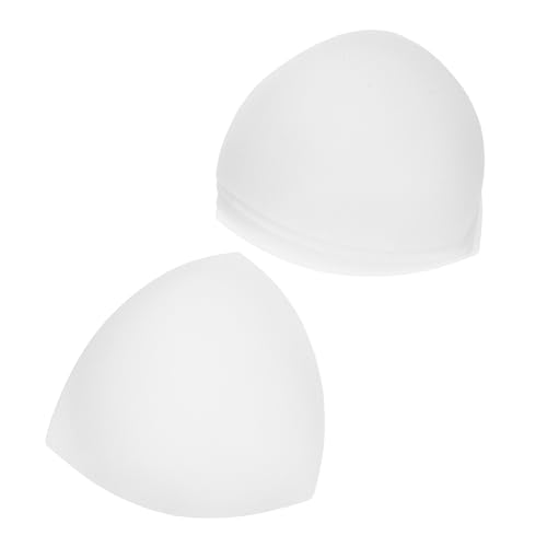 SUPVOX 3 Pares Almohadillas Extraíbles para Sujetador de Mujer, Esponja Transpirable y Ligera, Ideales para Ropa de Baño y Deportes, Color Blanco, Paquete