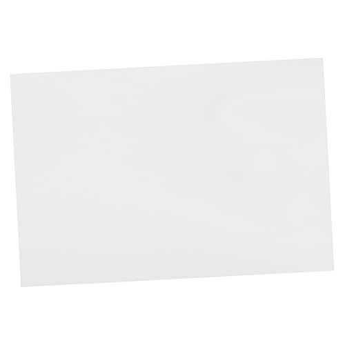 HOMSFOU Placa De Policarbonato Transparente 30x40cm 2mm De Grosor Aislamiento Térmico y Acústico Para Construcción Industrial y Agrícola Uso Durable