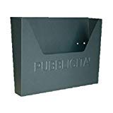 Caja de publicidad de chapa electrogalvanizada de color fundido, inalterable en el tiempo, resistente a las heladas, al calor y a la humedad.