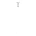 GSC International 2001-2 Borosilicate Thistle Glass Tube, Bulb Top, 7mm Outside Diameter, 400mm Length