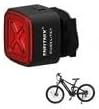 Cubelite III Smart Bike Taillight Brake Sense 400mAh Battery 4 Light Modes Rechargeable IPX6 Waterproof Wear-Resistant Aluminum Shell Bicycle Rear Light for Night Cycling