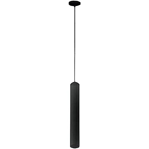 Vetrineinrete® Lampadario da soffitto a led 3 watt punto luce lampada di forma cilidrica nero a...