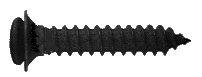 #14 x 1 Self Tapping Screw, Indented Hex Washer, Slotted, Stainless Steel (18-8) (inch) Head Style: Hex Washer (Indented) (Quantity: 200) Drive: Slotted, Point: Type A Thread:,