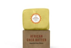Raw African Shea Butter Bulk, Unrefined Natural Organic Moisturizer (Yellow, 25 lbs Bulk or five 5 lbs bulk)