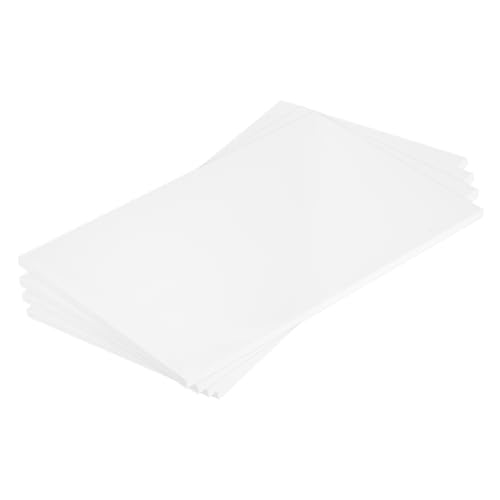 MECCANIXITY ABS Plastic Sheet 10 Inch x 6 Inch x 0.24 Inch ABS Styrene Sheets for Building Model DIY Crafts Panel White 4 Pcs