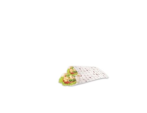 Image of Multi-Purpose Paper Snack Bags with Sealing Stickers | Pack of 60 Bags, 8x6 Inch Each