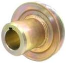 3-3/4 Inch Dia 1 1/8 Inch Bore Steel V-Groove Drive Pulley Replacement for Hustler 605574