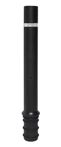Ferretelix® Bolardo de Señalización Empotrable Negro | Alta Resistencia y Flexibilidad | Elemento Vial para Control de Tráfico y Protección de Zonas Peatonales