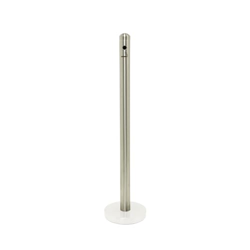 SECURIT - Colonna Posacenere - Per Bar, Ristoranti, Pub, Negozi - Acciaio Inox Spazzolato - 100 cm