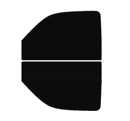 The Tint Effect Precut Window Tint Kit Compatible with Chevrolet Silverado 1500 Extended Cab Truck (1999-2006) &amp; (2007 Classic) (Front Door Window precuts in 5%) Automotive Film
