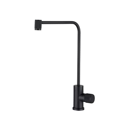 Grifos de fregadero de cocina cromados en negro y oro con cepillo de rotación suave
